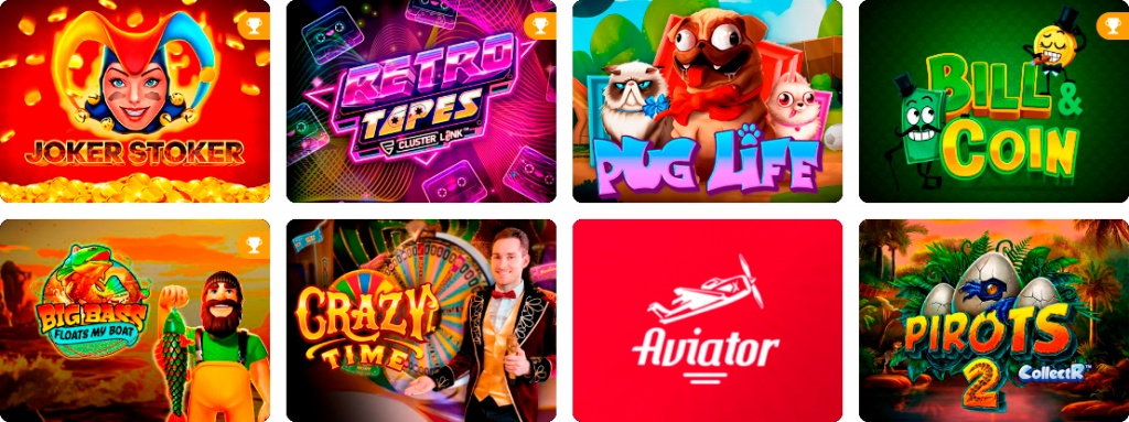 Spielen Sie die besten Spiele von Stelario Casino